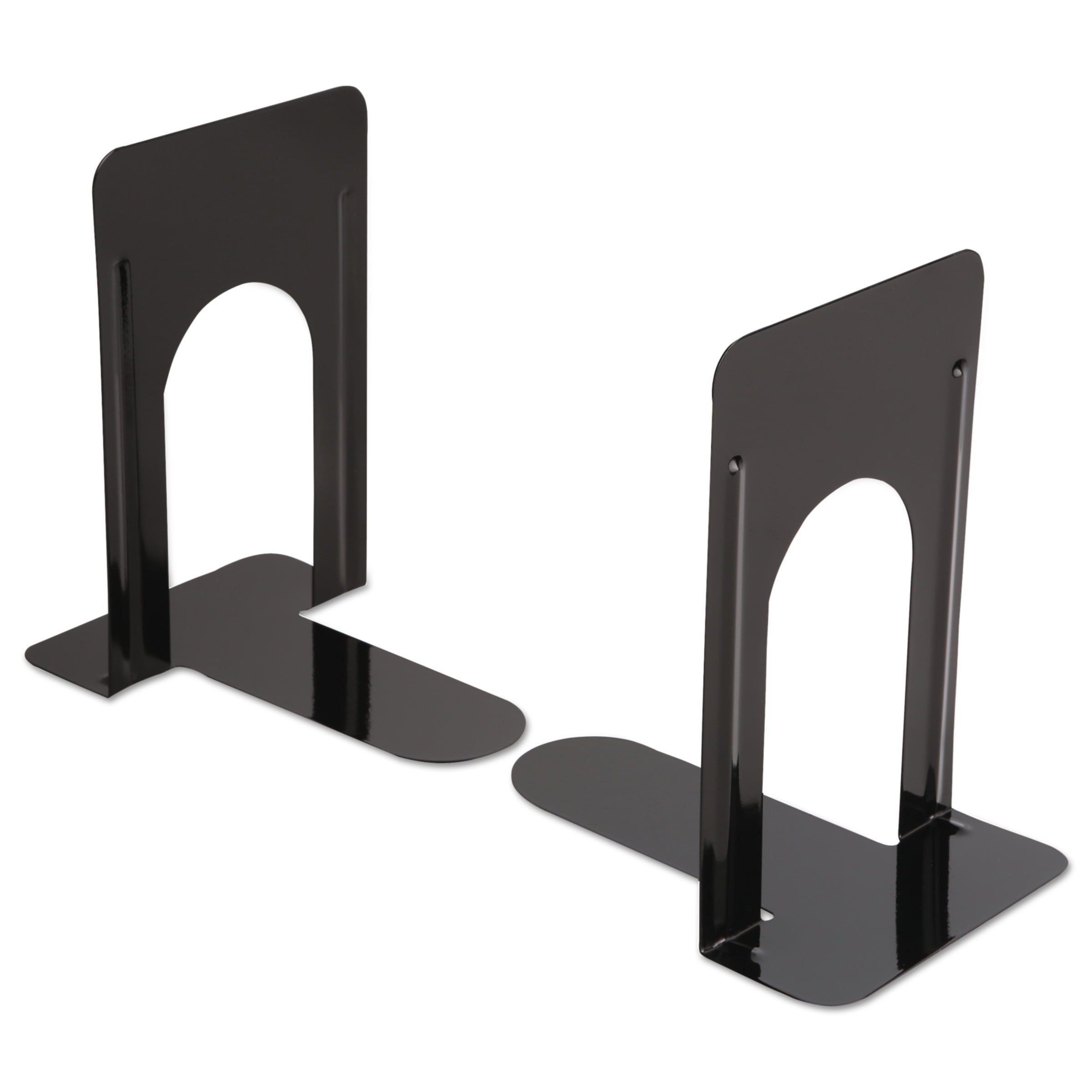 Economy Bookends Universal Black Heavy for Office,9 Inch Pack of 2 Pairs by Sun Cling,Black