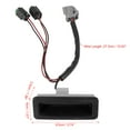 thumbnail image 2 of Car Tailgate Release Switch Rear Door Release Trunk Switch LR015457 for Land Rover LR4 2010-2016 Black Gray, 2 of 7