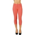 thumbnail image 5 of Women's Jean Looking Jeggings Cotton Blend Capri Length Pull Up Pants, 5 of 8