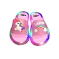 thumbnail image 2 of Boys Girls LED Slippers Kids Bathing Sandals Lightweight Shoes Quick-drying Non-slip Wear-resistant Luminous Slippers, 2 of 5