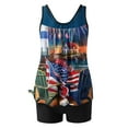 thumbnail image 4 of Summer Savings Clearance! Enjoytime 4Th Of July Women's Tummy Control Swimsuit Two Piece Bathing Suit Tankini Tank Top with Boyshorts Festival Clothing Gift for Women, 4 of 6