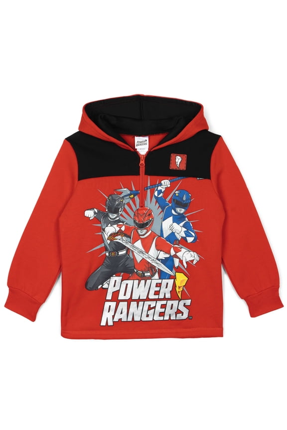 Little Boys Fleece Half Zip Pullover Hoodie Toddler to Big Kid