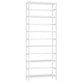 thumbnail image 7 of Omsix 6-Tier Bamboo Shelf, Bamboo Bookcase with Adjustable Shelves, Free Standing Storage Shelf Unit, Plant Flower Stand for Bathroom, Kitchen, Home Office, White, 7 of 7