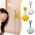 thumbnail image 3 of BVXEEP Shower Head Wall Mount, Shower Bracket Bathroom Hooks Shower Base Fixed Seat Bath Hanger Clip, 3 of 7