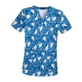 thumbnail image 3 of Camisa de enfermería para adultos, para cuidado de la salud, cosmetología, cuidado de mascotas L, 3 of 8
