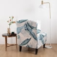 thumbnail image 4 of Wing Back Chair Covers with Arms Piece Slipcovers for Armchair Washable Stretch Print Pattern Wingback Chair Cover Furniture Protector Geometry, 4 of 8