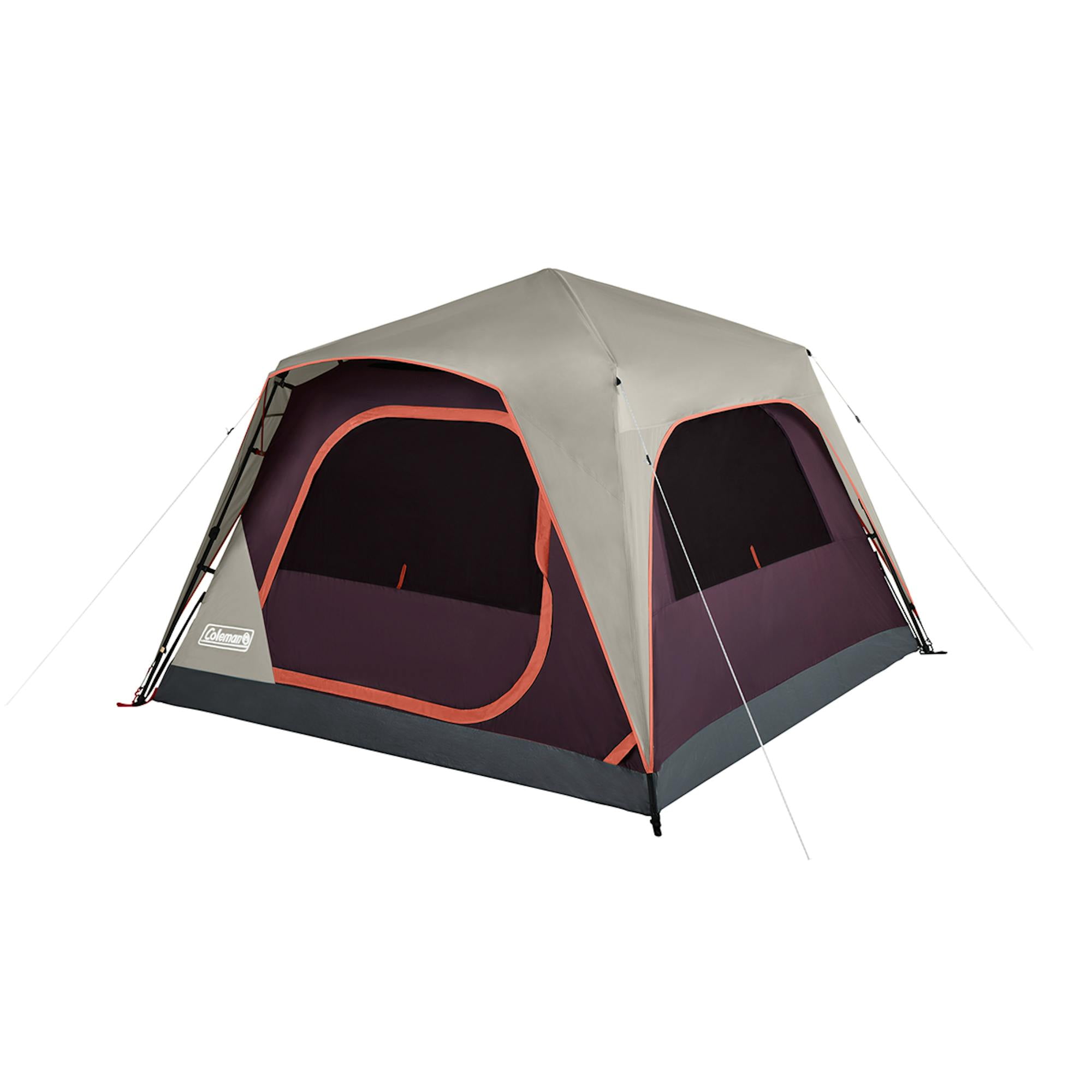 Coleman Skydome 4P Camping Tent with Screen Room & Dark Room Coleman Skydome 4P Camping Tent with Screen Room & Dark Room