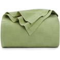 thumbnail image 1 of Ropa de cama Blanket Utopia, 100% algodón, tamaño queen, color verde salvia, 1 of 9