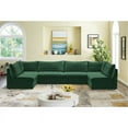 thumbnail image 2 of Meridian Furniture Jacob Sectionnel Modulaire en Velours Vert, 2 of 4
