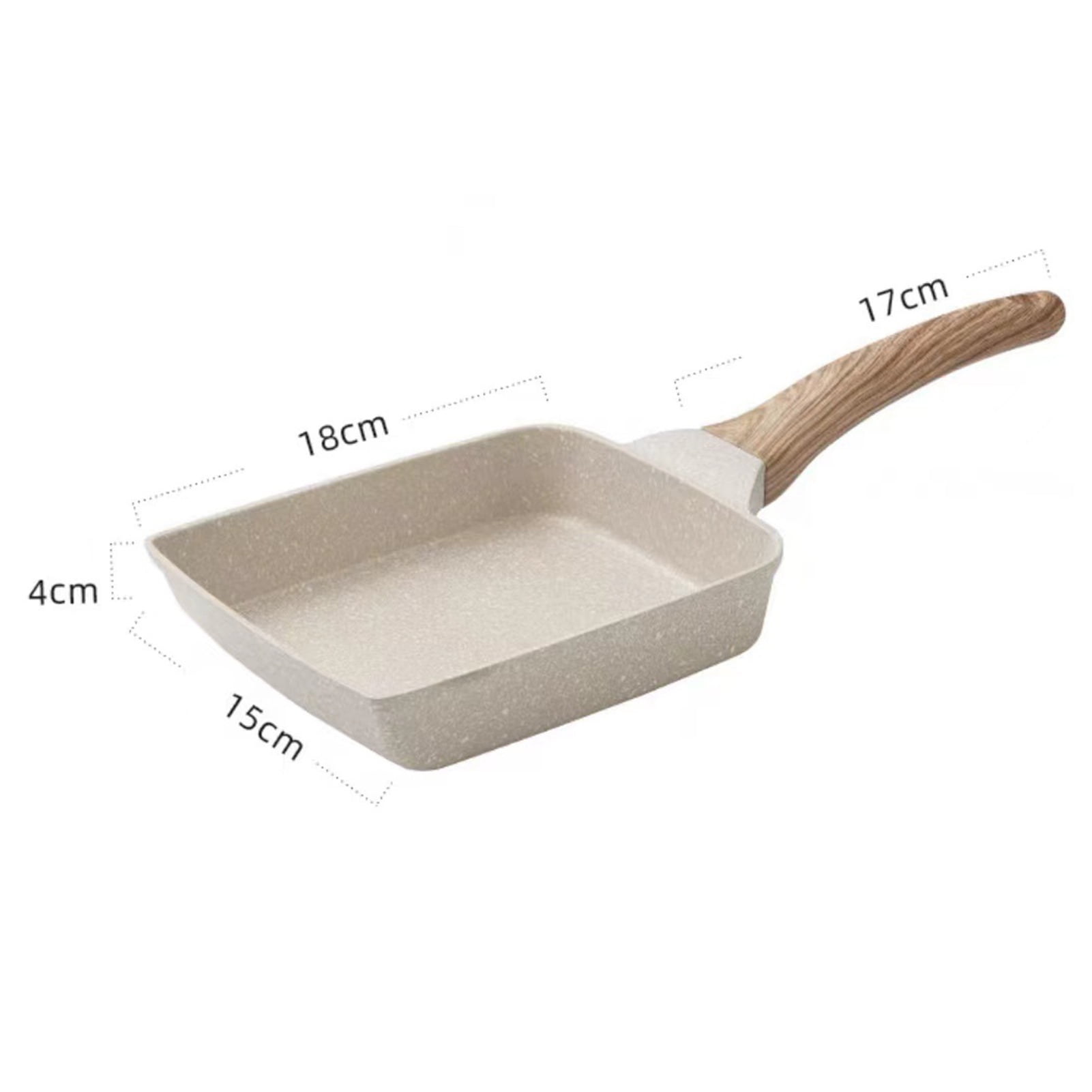 ♡TamagoYaki♡ Sunjoy Tech Japanese Tamagoyaki Pan with Wooden Handle