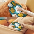 thumbnail image 6 of 2L Hot Water Bottle with Soft Velvet Cover PVC Hot Water Bag for Pain Relief Long-Lasting Warmth White Chrysanthemums, 6 of 8