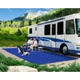 thumbnail image 3 of Prest-O-Fit 2-1151 Patio Rug Imperial Blue 6 Ft. x 15 Ft., 3 of 5