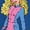 ROYAL BLUE, variant on Barbie - Ornament Grid - Men's Long Sleeve Graphic T-Shirt