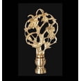 thumbnail image 2 of B&P Lamp® Vine Design Brass Finial, 3 1/8 In Ht., 1/4-27 Tap, 2 of 2