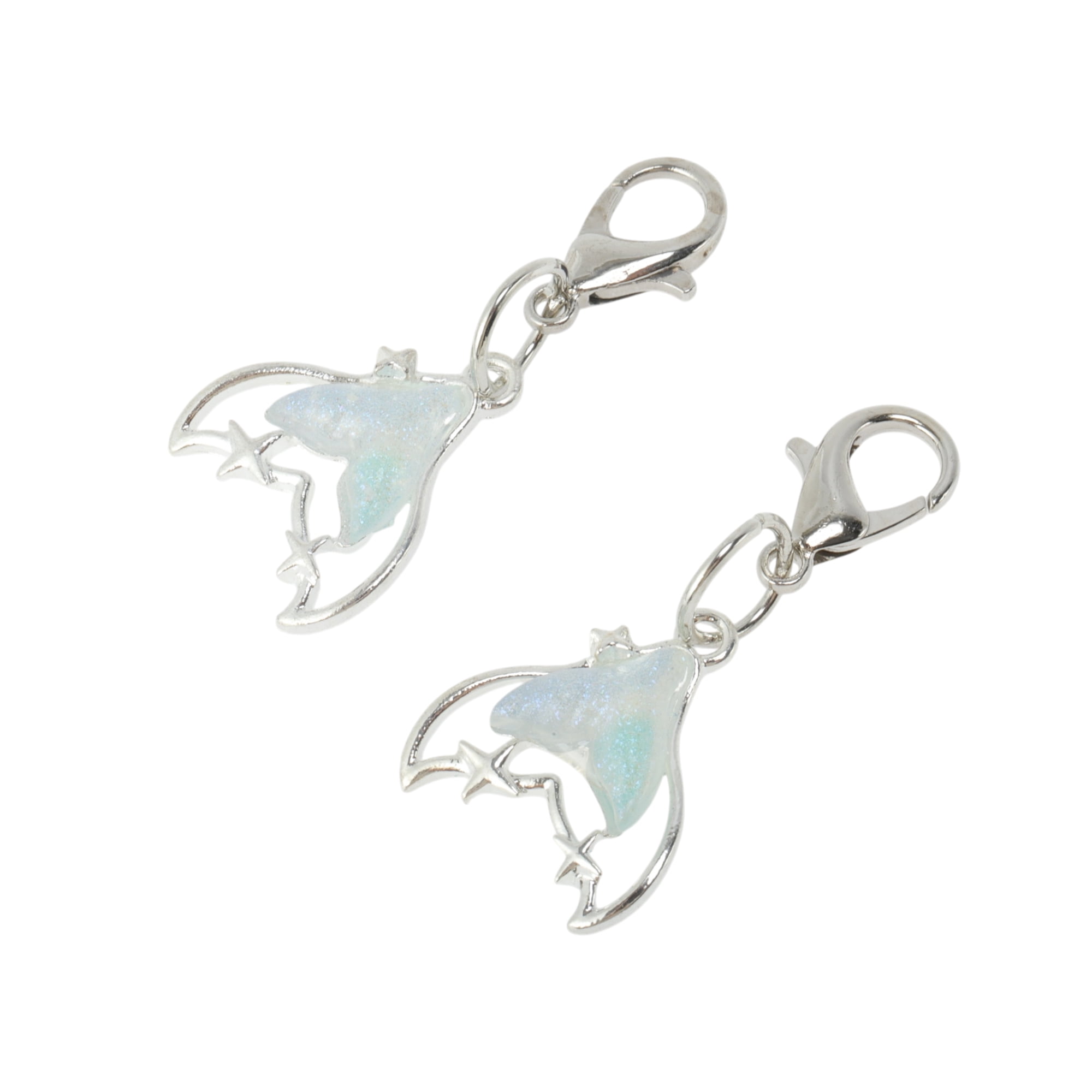 Unique Bargains Stylish Shoelace Charm Set for Custom Footwear Mermaid Tail