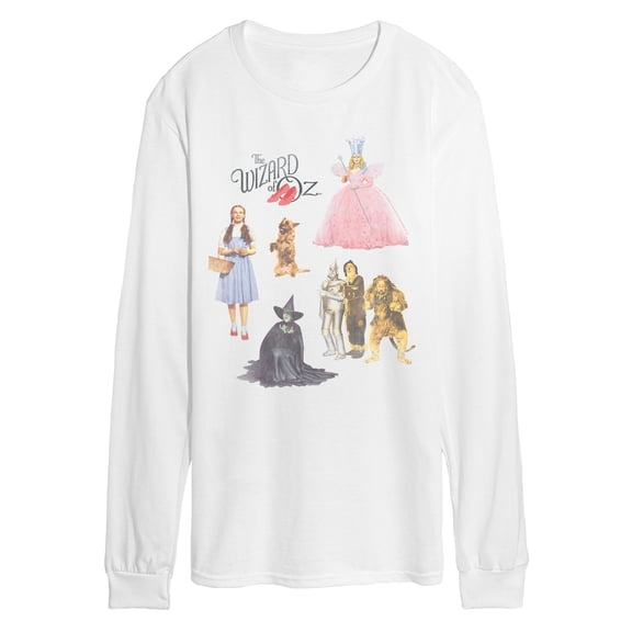 Wizard Of Oz - Oz Group Tonal Washed - Men's Long Sleeve Graphic T-Shirt