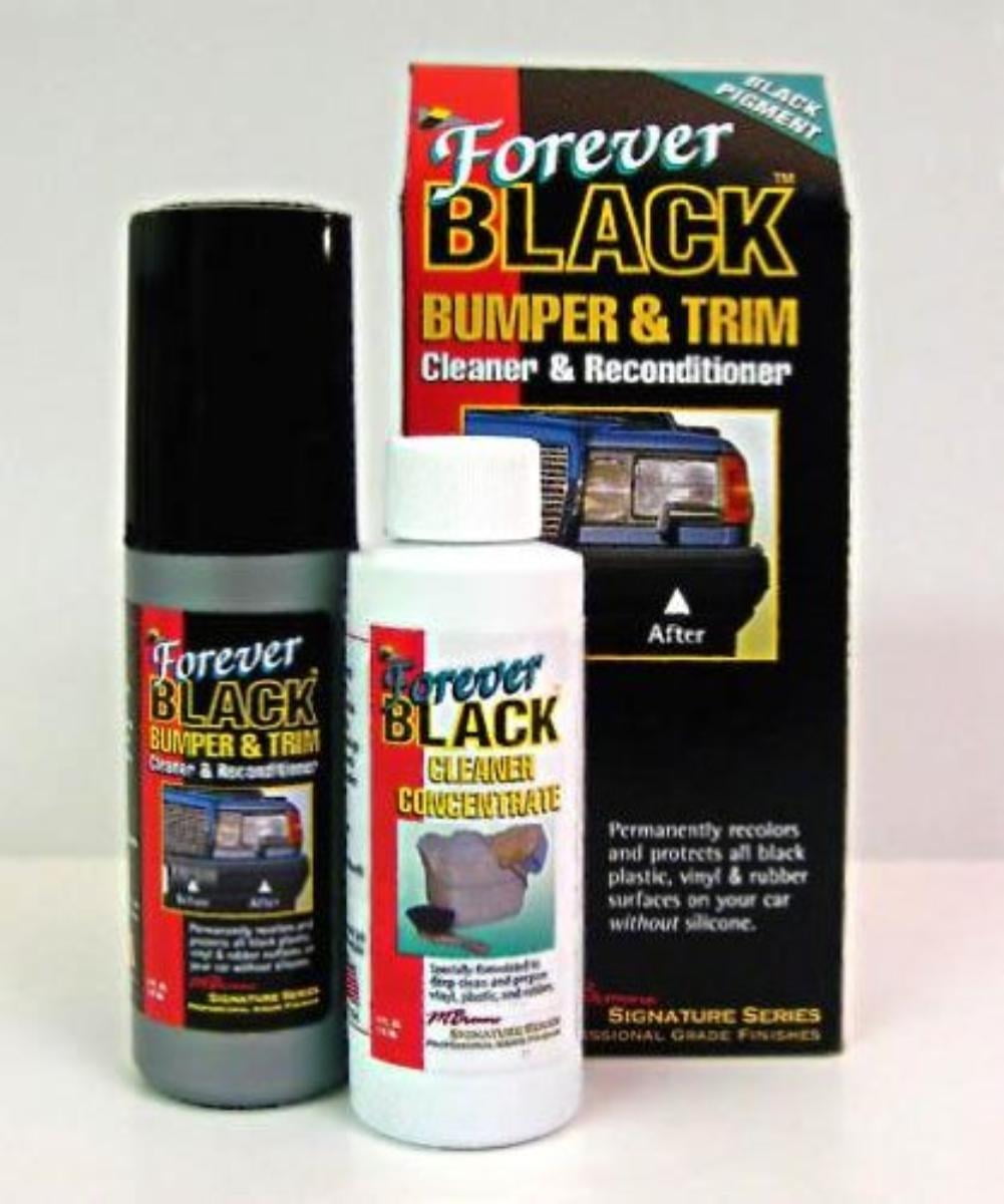 FB080 Black Bumper and Trim Reconditioner, 4 oz. of Forever Black