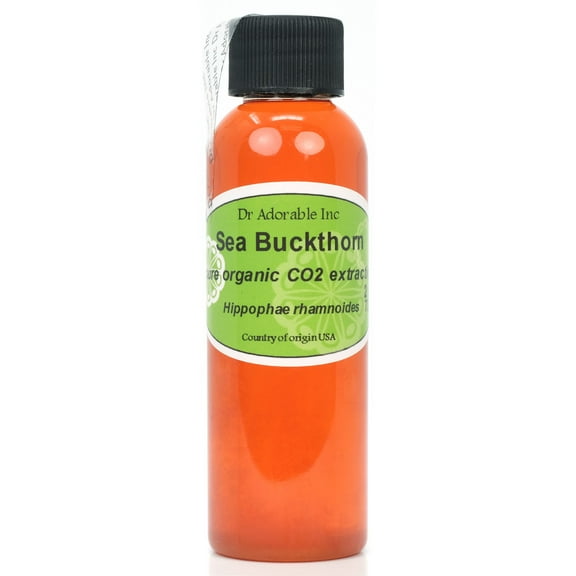 Dr. Adorable - 100% Pure Sea Buckthorn Oil Organic CO2 Extracted Moisturizing Oil For Face Skin Hair Anti Aging - 2 oz