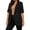 c01Black, variant on LNWUY Womens Fashion Business Casual Open Front Blazers Lightweight Short Sleeve Work Office Suit Jackets with Pockets Gray S