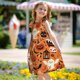 thumbnail image 5 of Fotbe Halloween 2 Vestido de Dormir para Niñas de 3 a 10 Años, Mangas Cortas, Estilo Princesa, Pijama Camisón con Mangas Voladas-Large, 5 of 6