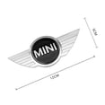 thumbnail image 3 of St silver black applicable to Mini New Original Hood Mini Cooper Emblem Badge, 3 of 4