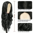 thumbnail image 4 of MORICA Long Wavy Wig 26 Inch Natural Black Wigs for Women Natural Looking Cute Wigs for Daily Party, 4 of 6