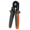 thumbnail image 1 of Outil de Ferrule Manuel - Construction en Acier Haute Résistance, Plage de Sertissage 0.25-10mm2 (AWG23-7), Libération Automatique des Freins, Pression Uniforme pour Connexions Précises - Design Noir et Orange, 1 of 6