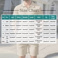 thumbnail image 3 of RYDCOT Men's Tracksuits 2 Piece Outfits, Short Sets for Men Casual Crewneck Summer Lapel Zipper T Shirt and Drawstring Athletic Short Black XXXL(XXXL), 3 of 6