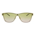 thumbnail image 2 of SAINT LAURENT YSL 51 MASK 003 Mask Gold Light Green 99 mm Unisex Sunglasses, 2 of 5
