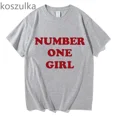 thumbnail image 5 of T-shirt Lettre ROSE Numéro un Fille Manches Courtes Coton Hommes/femmes T-Shirts Camiseta Col Rond Été Rappeur Graphique T-Shirts Homme 10312-TEES-6 TTG, 5 of 5