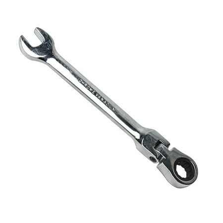 

Wweis Flexible Head Ratchet Metric Spanner Open End and Ring Wrenches Tool (Size 8mm-13mm to choose) Ratchet Action Wrench Spanner Nut Tool clearance！