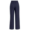 thumbnail image 4 of Pantalones boho palazzo de mujer, cintura alta, pierna ancha, estampado floral, estilo informal de verano con bolsillos, tallas S-XXL, 4 of 5