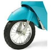 Hyper Toy Company, 24V Retro Electric Scooter, Children Ages 13+, up to 14 MPH, Blue