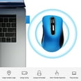thumbnail image 5 of Wireless Mouse, 2.4GHz with USB Receiver, 1200 DPI Optical Tracking, 5 Buttons,Ambidextrous PC/Mac/Laptop -Blue, 5 of 8