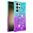 thumbnail image 2 of Funda para Samsung Galaxy S24 Ultra 5G Transparente con Brillos Carcasa Protectora Antigolpes con Glitter Brillante, 2 of 5