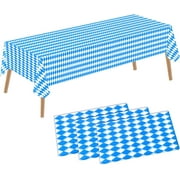 ASTARON 3 pcs Oktoberfest Tablecloth (Thicken) 137x274cm Rectangular Party Table Cover for Oktoberfest German Party Decorations