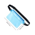 thumbnail image 3 of Leeye Floating Waterproof Waist Pouch for Swimming and Beach, Large Capacity Phone Dry Bag with 3 Seals, D, 9.06x9.06x0.20in, 3 of 9