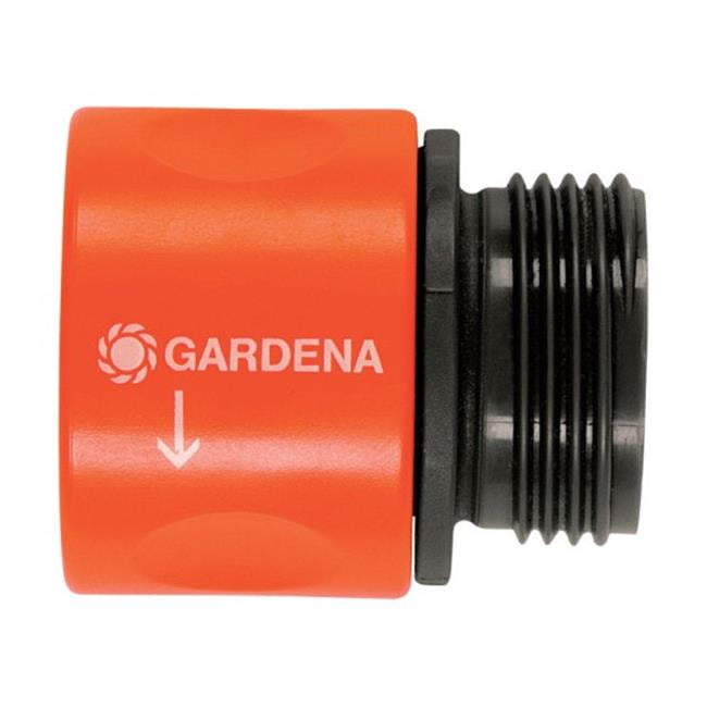 Gardena 36917 0.62 & 0.5 in.Garden Hose Quick Connector NylonABS