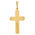 thumbnail image 4 of 14K Yellow Gold Cross Pendant Charm Religious, 4 of 4