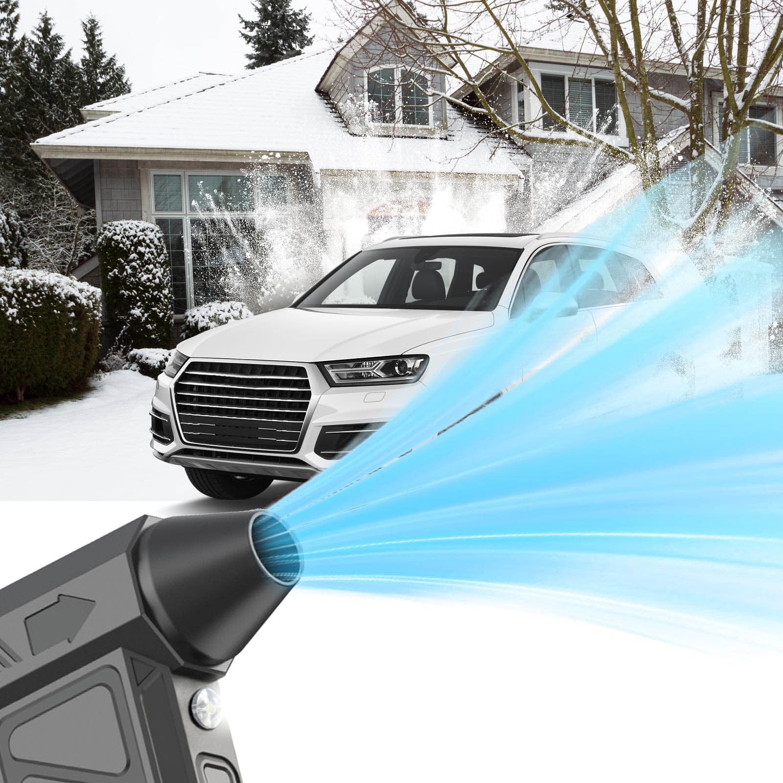 Compact Hair Dryer Qwtwty Turbo Blower Turbo Blower Super Turbo Electronic Blower Turbo Blower with Flexible Wind Speed Conversion