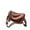 Coffee, variant on Otqutp Women's 2025 Stylish Leather Crossbody Bag Solid Color Casual Adjustable Strap Zipper Shoulder Bag for Casual Traveling Hiking(White,One Size)