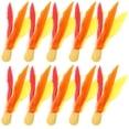 thumbnail image 2 of 10 pelotas de bádminton de alta elasticidad de tres pelos, coloridas, para críquet, paletas, plumas, accesorios deportivos para fitness (color aleatorio)., 2 of 7