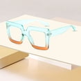 thumbnail image 4 of Oversized Blue Light Blocking Glasses for Men and Women Fashion Big Frame Glasses Fashion Clear Multi-Color Computer Eyewear, 4 of 4
