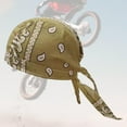 thumbnail image 6 of QccHieUs Skull Cap Breathable Quick Drying Tie Back Bandana Cap for Running Sports Riding Khaki, 6 of 9