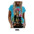 thumbnail image 4 of T-Shirt Blouse à Col Rond pour Femmes en Peinture à l'Huile, Chandail Drôle, Hauts d'Été, Vêtements Mode, Col Rond, Chandail Décontracté, Chandail en Molleton OFSAS-00529 4TG, 4 of 5