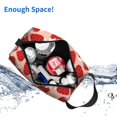 thumbnail image 6 of Goofa Red Strawberry Printed Toiletry Bag with Handle,Large Capacity Travel Makeup Cosmetic Bag for Women, Carry on Airport Airline Compliant Bag, 6 of 9