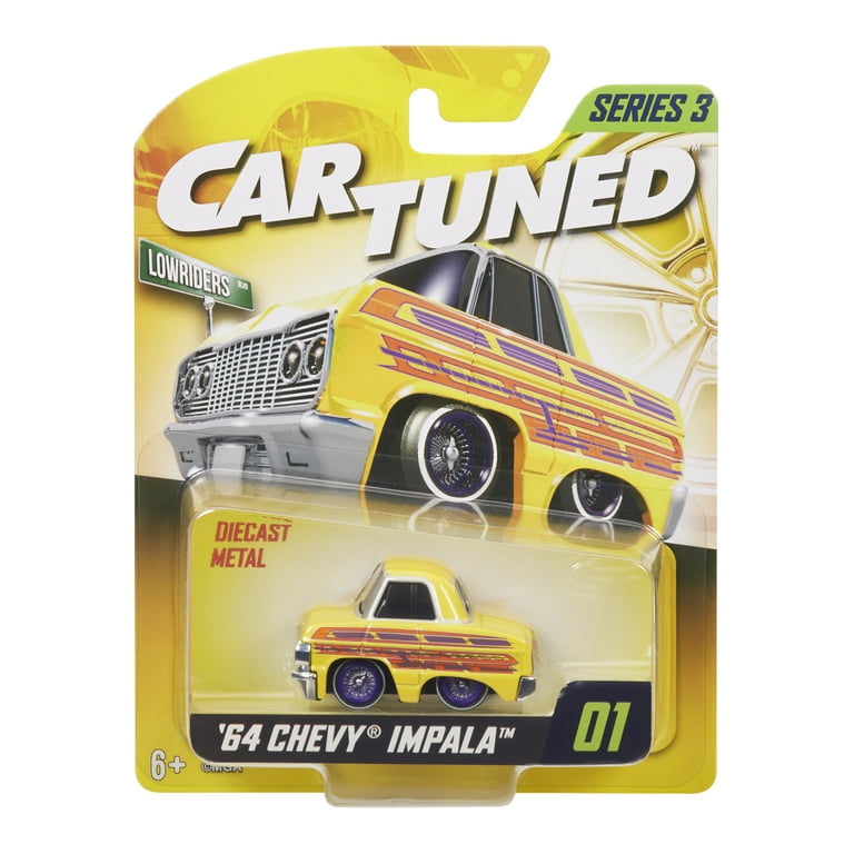 cartuned 64 chevy impala インパラ　チェイスセット CarTuned Series 3 1964 Chevy Impala (Lowrider) Diecast Collectors