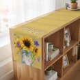 thumbnail image 6 of Table Runners 90 Inches Long Dress Scarves, Sunflower Farmhouse Coffee/Dining/Kitchen Table Runner for Living Room, Yellow Flowers Summer Botanical Farmhouse 13x90 Inch, 6 of 9