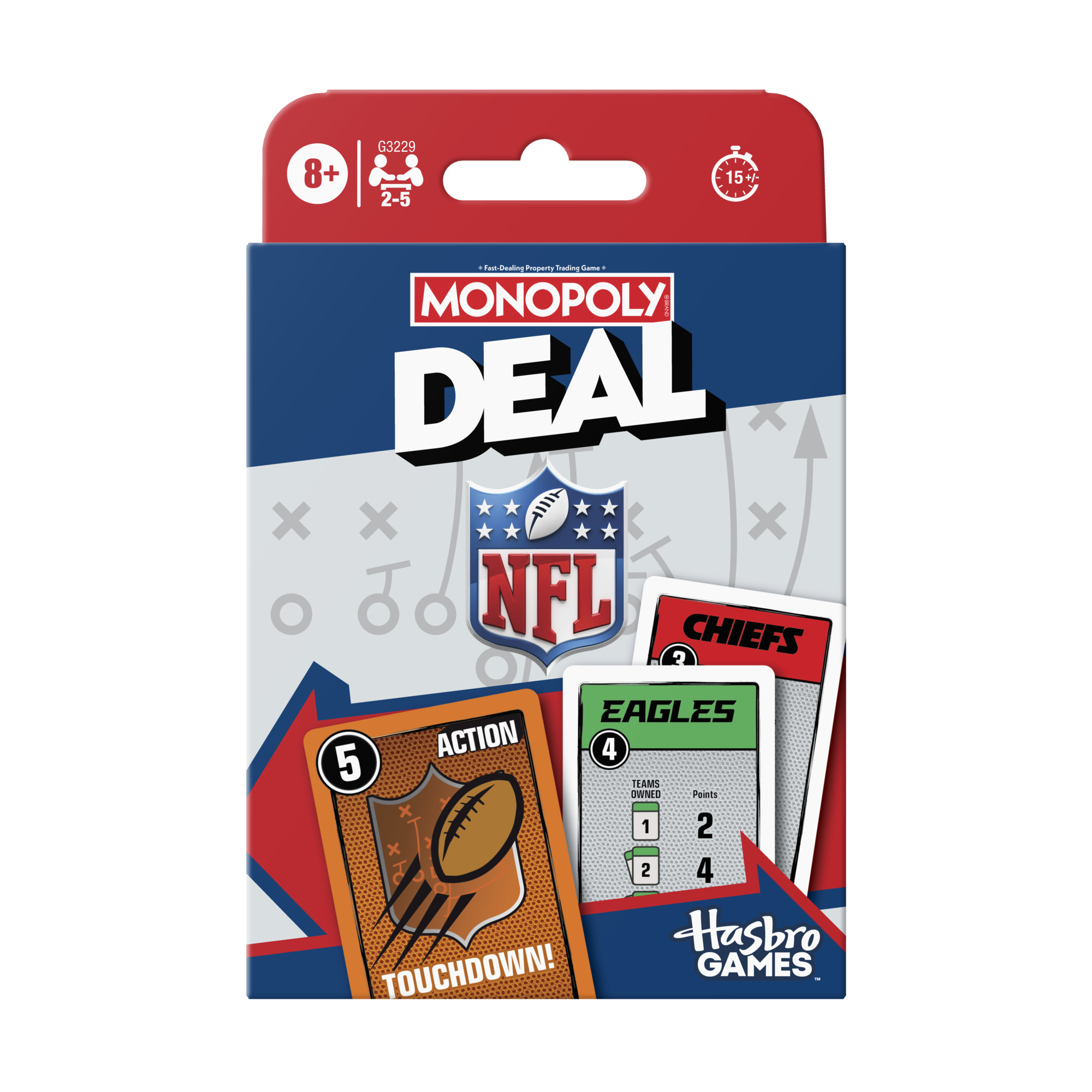 Monopoly Deal NFL Edition Card Game photo 1