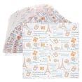 thumbnail image 1 of Oil Proof Wraps Sandwich Wraps for Storage Food 100Pcs Multi Color Paper, 1 of 4